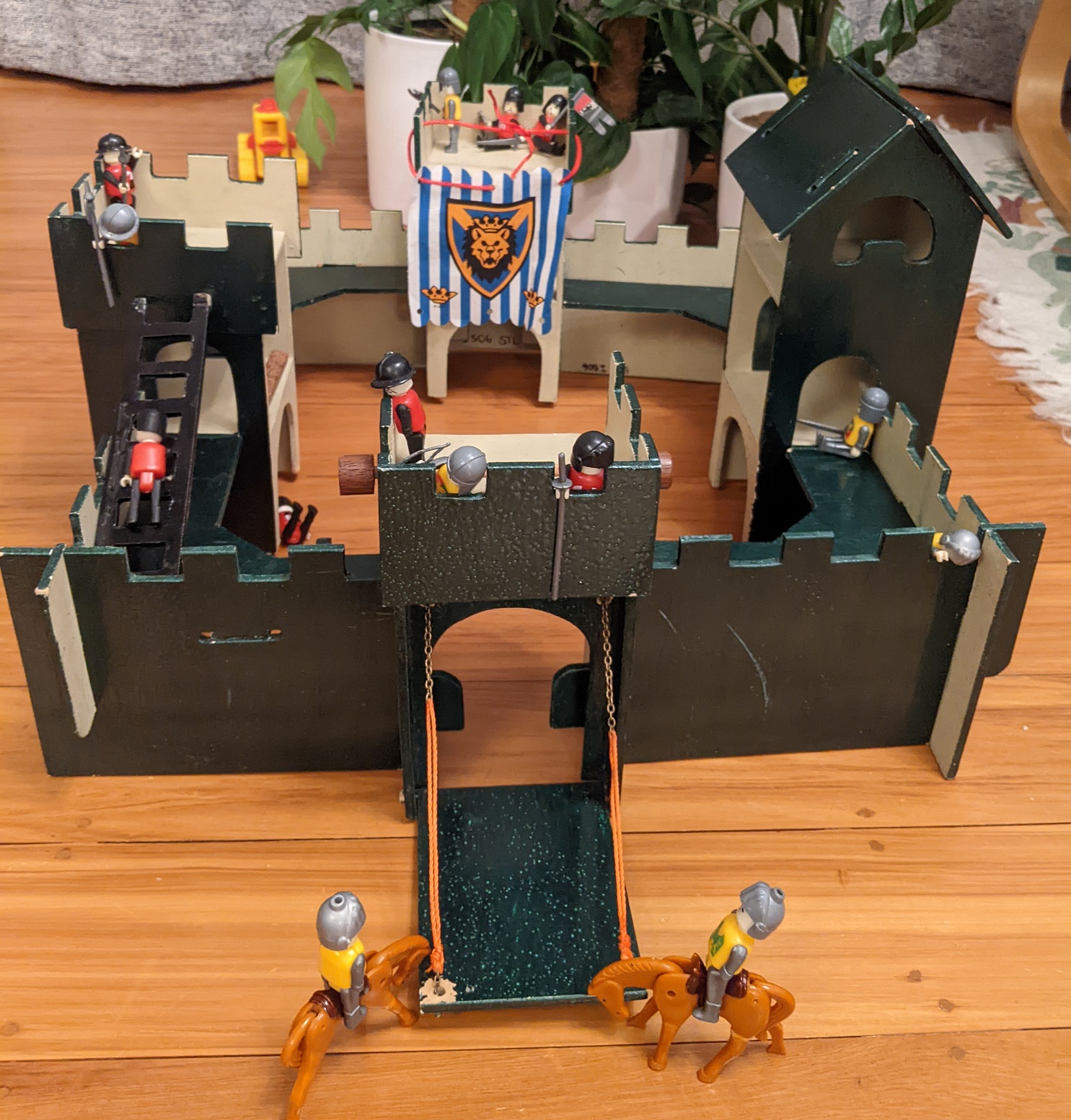 Wooden medieval castle
